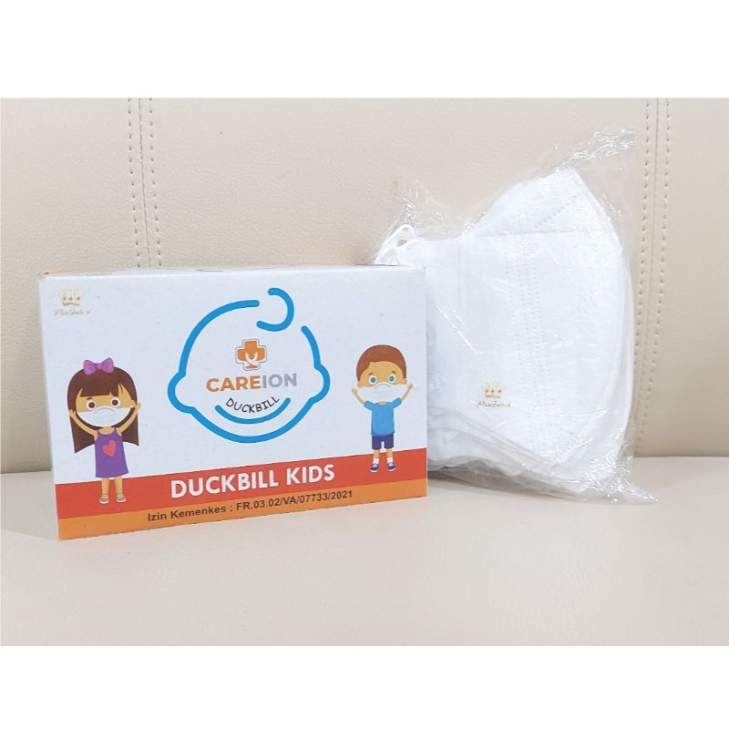 MASKER DUCKBILL ANAK CAREION MASKER ANAK DISPOSABLE MASK MASKER ANAK DUCK BILL POLOS 3D ISI 50 PCS