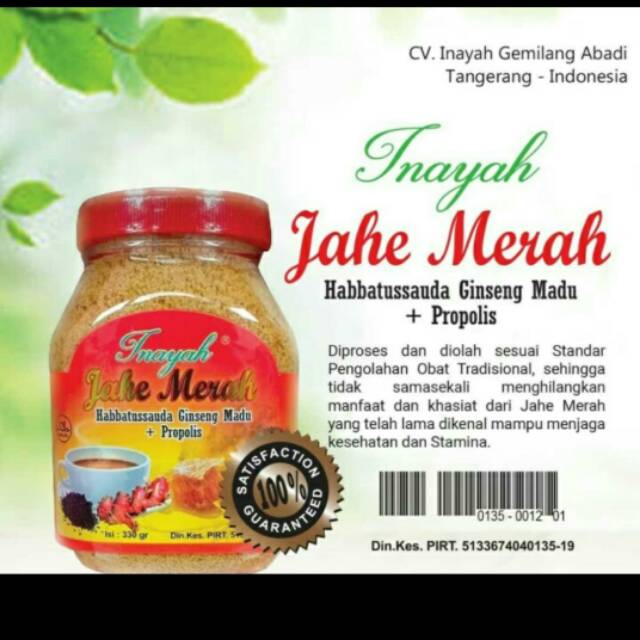 

Jahe merah inayah