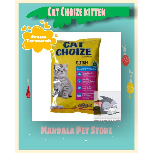 Cat Choize Kitten Murah / MAKANAN KUCING CAT CHOIZE KITTEN