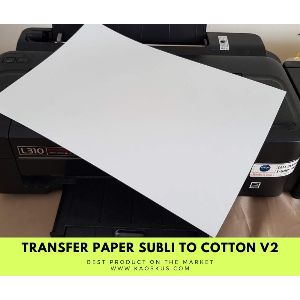 

Order Langsung Transfer Paper Subli to Cotton A4 terbaik