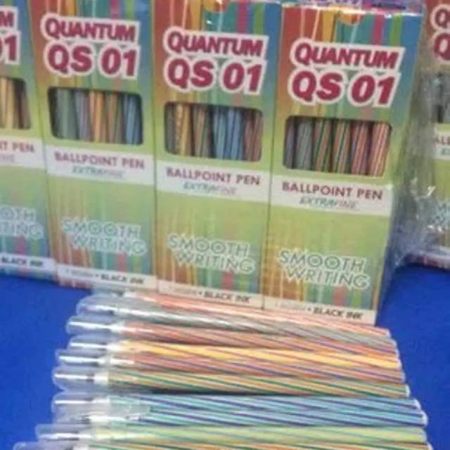 

TERLARIS BULPEN PEN PULPEN PENA BOLPEN BOLPOIN BOLPOINT QUANTUM QS 01