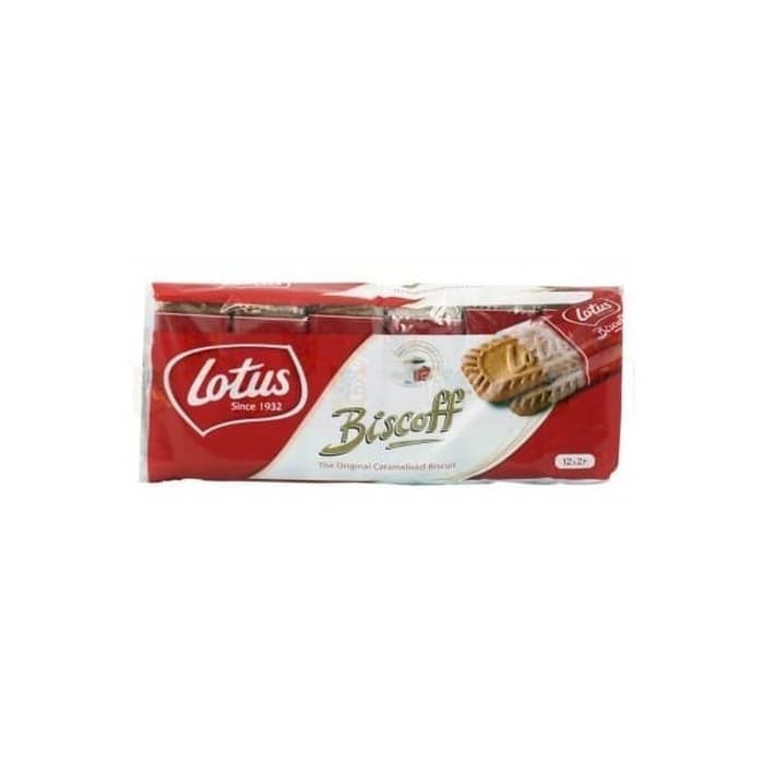 

#HANDCARRY Lotus Biscoff Biscuit Original Caramalised 12X2P 180g - UFOHCR3175