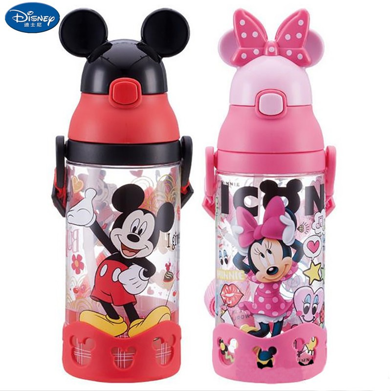 Botol Minum Karakter Mickey Minnie Drinking Bottle Water BPA Free Anti Bocor 4262/4265