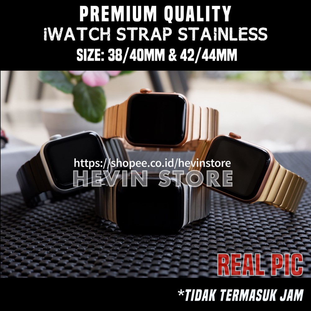 Strap Watch iOS STAINLESS STEEL PREMIUM iWATCH STRAP SERIES 12345