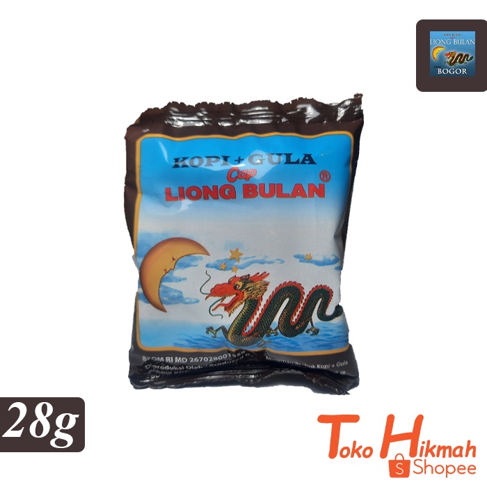 Jual Kopi Liong Gula Cap Liong Bulan 1 Pack Isi 20 X 28gr Original