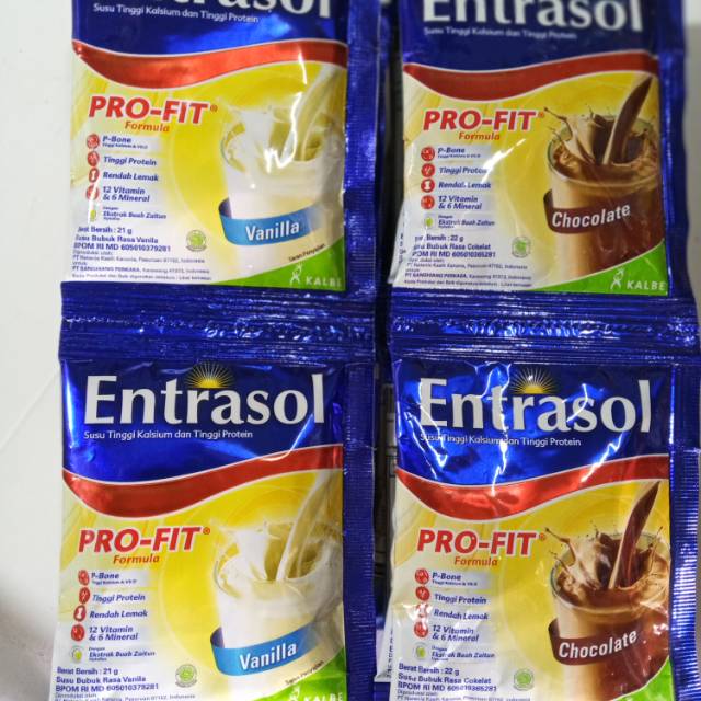 

Susu Entrasol sachet 22g