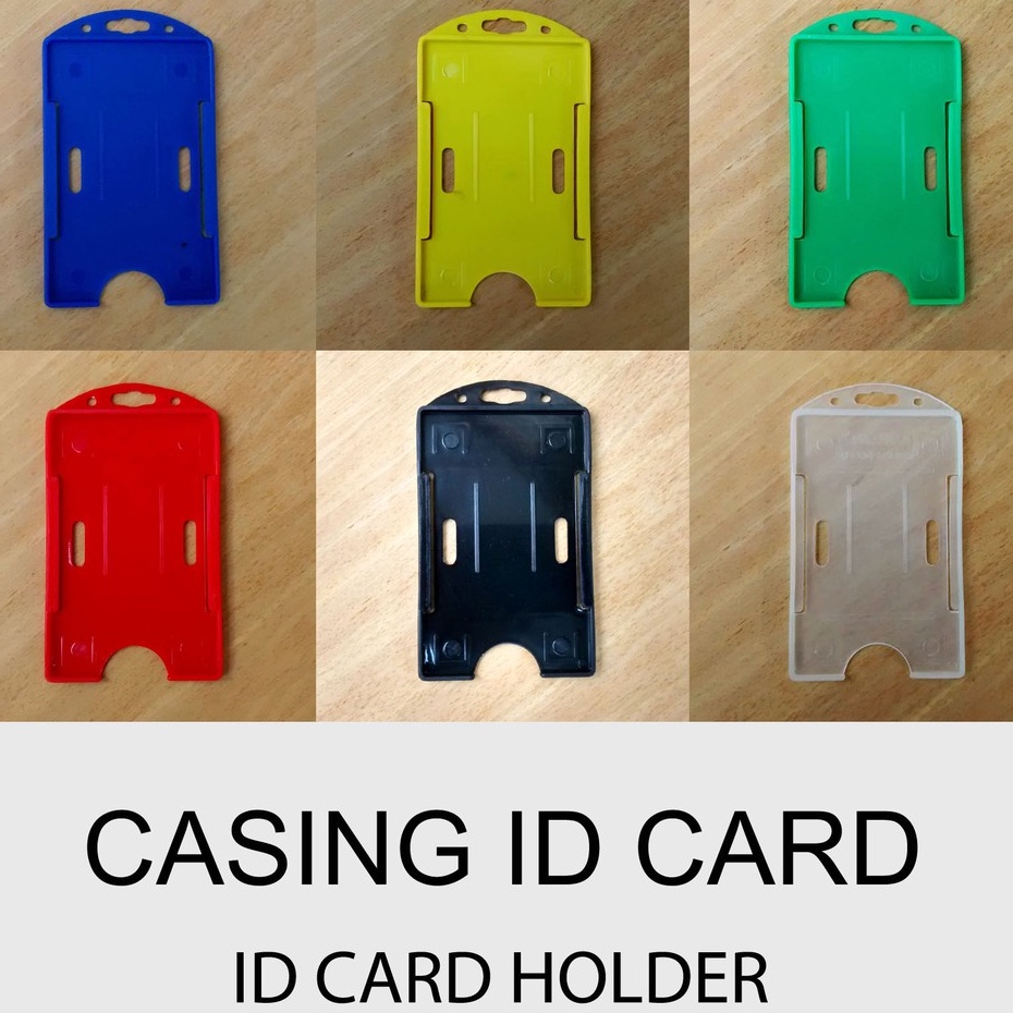 

Casing Id Card Holder Tempat Nametag Holder Frame Plastik Id Card 10pcs