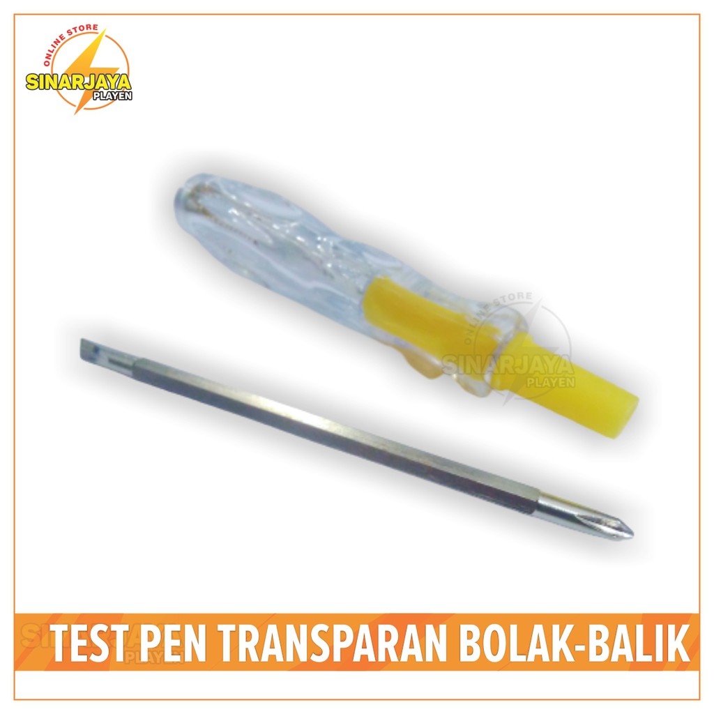 

Test Pen Tespen Taspen Transparan Bolak Balik