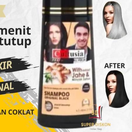 ➱ Cultusia sampo penghitam rambut/sampo penutup uban - Hitam - Cultusia Hitam ♚