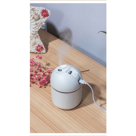 Diffuser Humidifer Aromatherapy LED USB Cable Murah 250 ML Pengharum Pewangi Ruangan 2 Watt Aroma Mini Diffuser Humidifier Aromatherapy Purifier