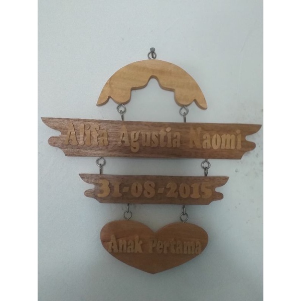 

papan Nama Kayu