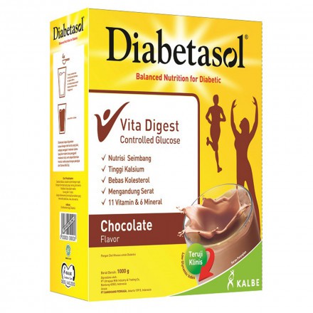 Diabetasol 1000gr (2x500gr) Vanilla/Coklat