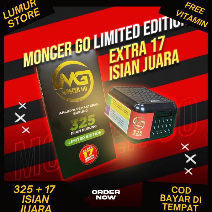 MONCER GO ORIGINAL MASTERAN ISIAN BURUNG KICAU REKOMENDASI PARA JUARA