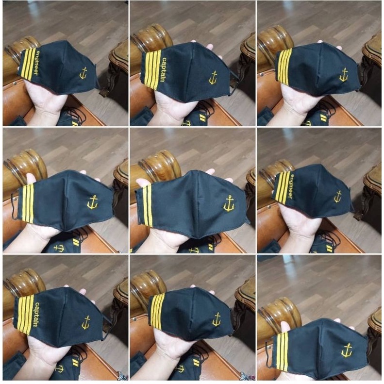 Masker Jangkar (masker Captain/Masker Pelayaran)