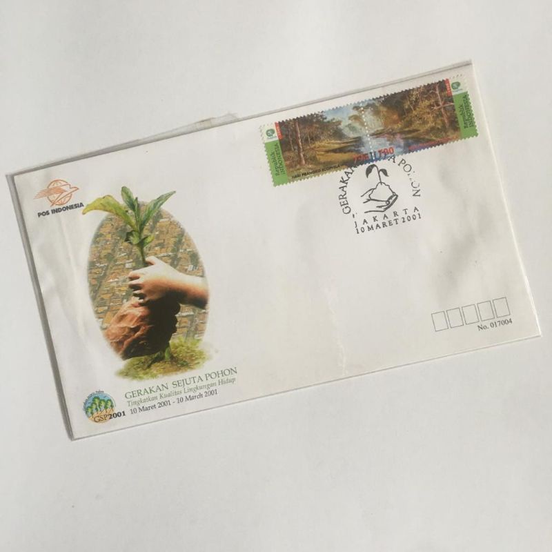 

Sampul Peringatan Gerakan Sejuta Pohon Tahun 2001