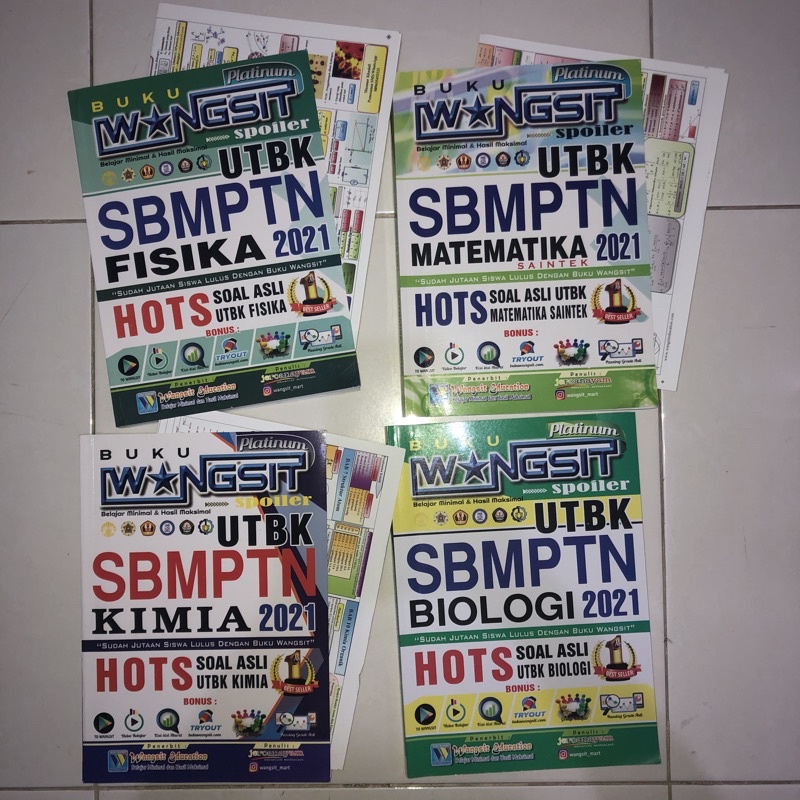 WANGSIT 2021 UTBK SBMPTN Saintek original (preloved)