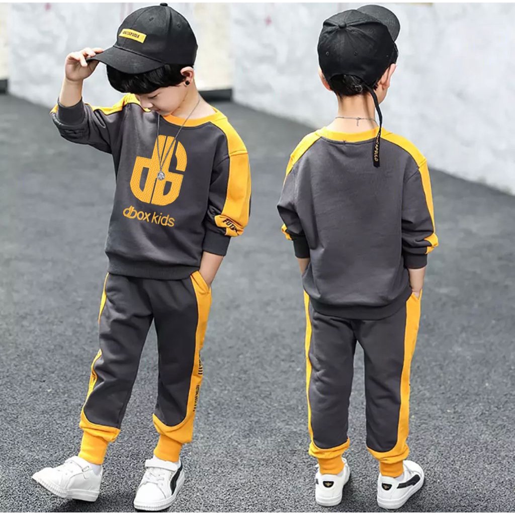 SETELAN SWEATER ANAK MOTIF DBOX SIZE 1-5 TAHUN TERBARU TERLARIS UNTUK ANAK LAKI LAKI DAN PEREMPUAN BAHAN AMAN DAN NYAMAN DIPAKAI