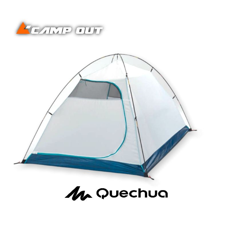 Tenda camping Quechua MH100 kap 2/3 orang Original / Decathlon Quechua Tenda Mh100 2Person Grey / Tenda 2P / tenda 2 person / tenda camping / tenda kapasitas 2-3 orang