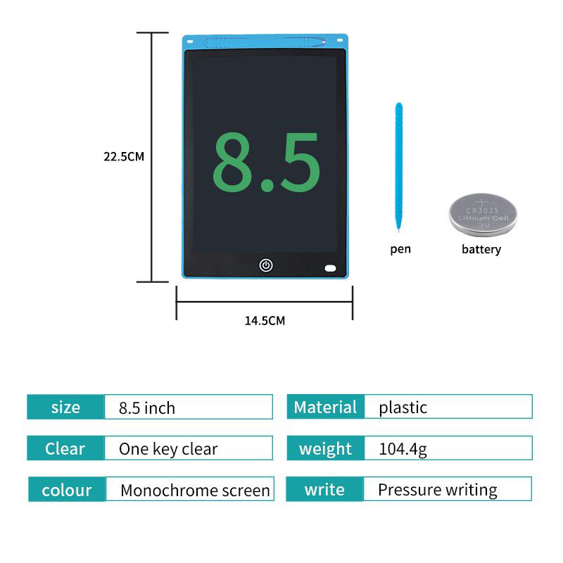 LCD Writing Tablet 8.5 INCH / Papan Tulis anak dan Dewasa