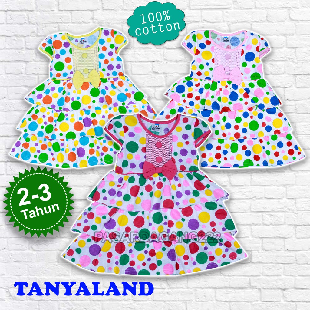 DRESS ANAK PEREMPUAN POLKADOT TYPE 3