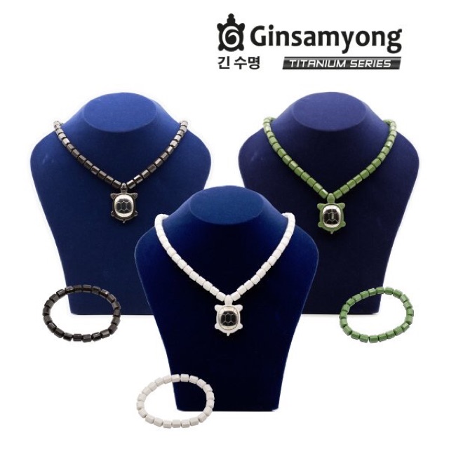 Kalung Kesehatan Ginsamyong Titanium Bonus Gelang Spectrum