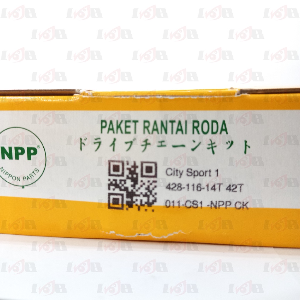 NPP Gear Set Honda CS1 Rantai Komplit GirSet Depan Belakang Kuat Awet