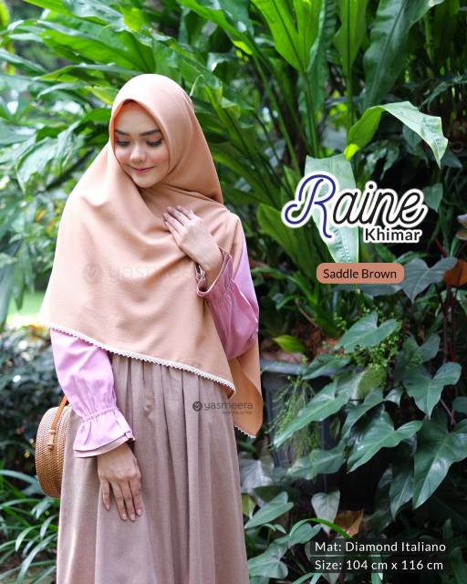 YASMEERA Khimar Raine Kerudung Instan Jilbab Hijab Syar'i Instan Premium