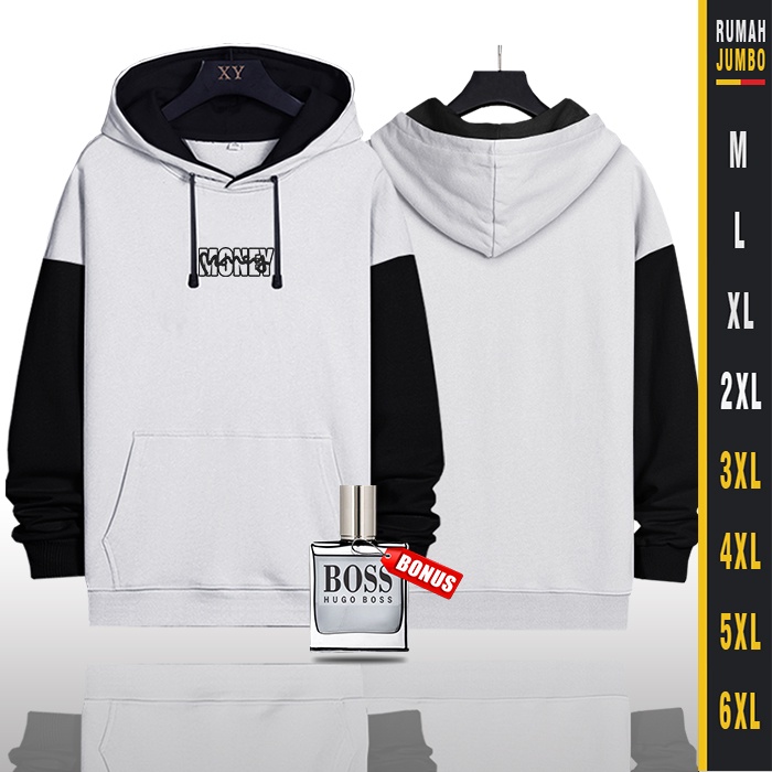 Hoodie Oversize Sweater Hoodie Pria Jaket Hodie Pria Big Size MONEY