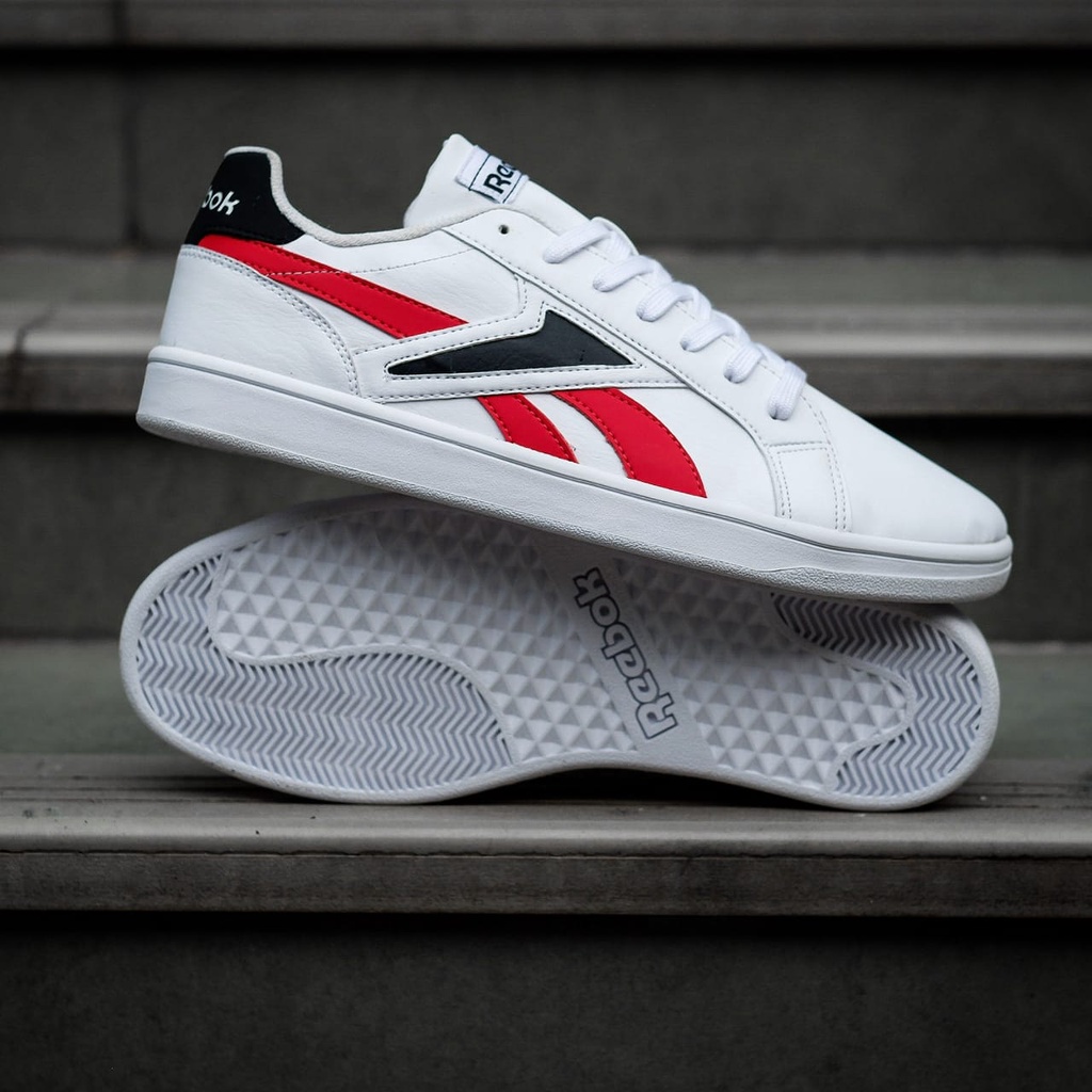 REEBOK ROYAL COMPLETE 2 WHITE RED BLACK