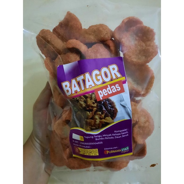 

camilan keripik batagor pedas