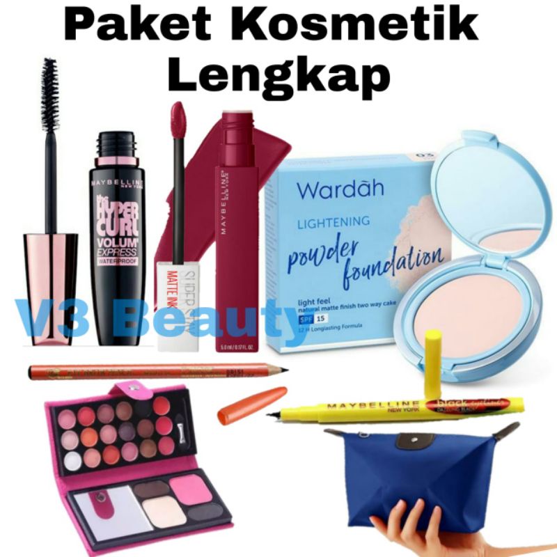 Paket Kosmetik Wanita Lengkap Murah 1 Paket 6 In 1 Bedak Wardah Paket Kecantikan Hemat