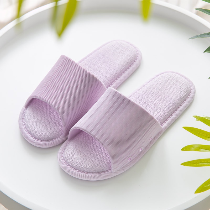 STT Sandal Slop Karet Polos 6500 Sendal Rumah Berkualitas Motif Garis Zigzag Sendal Kamar Mandi EVA Empuk Sendal Karet Couple Garis Home Slipper Anti Slip Wanita Pria Gaya Korea Murah Import-3