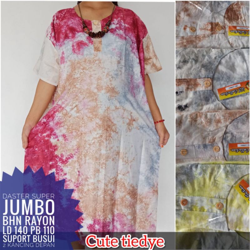 Daster super jumbo daster busui, daster staly polos. grosir murah daster jumbo big size( Ld 140)
