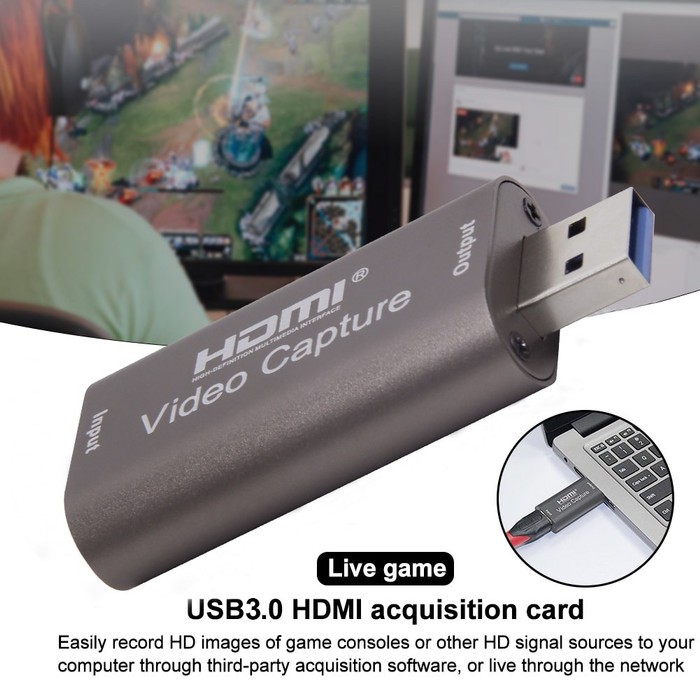 Hdmi Video Capture Card USB 3.0 HD1080P HDMI RECORD Video-PS4