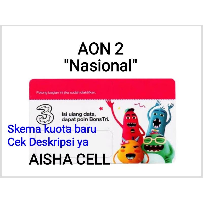 Voucher 3 Tri Three AON 2 Jawa Timur