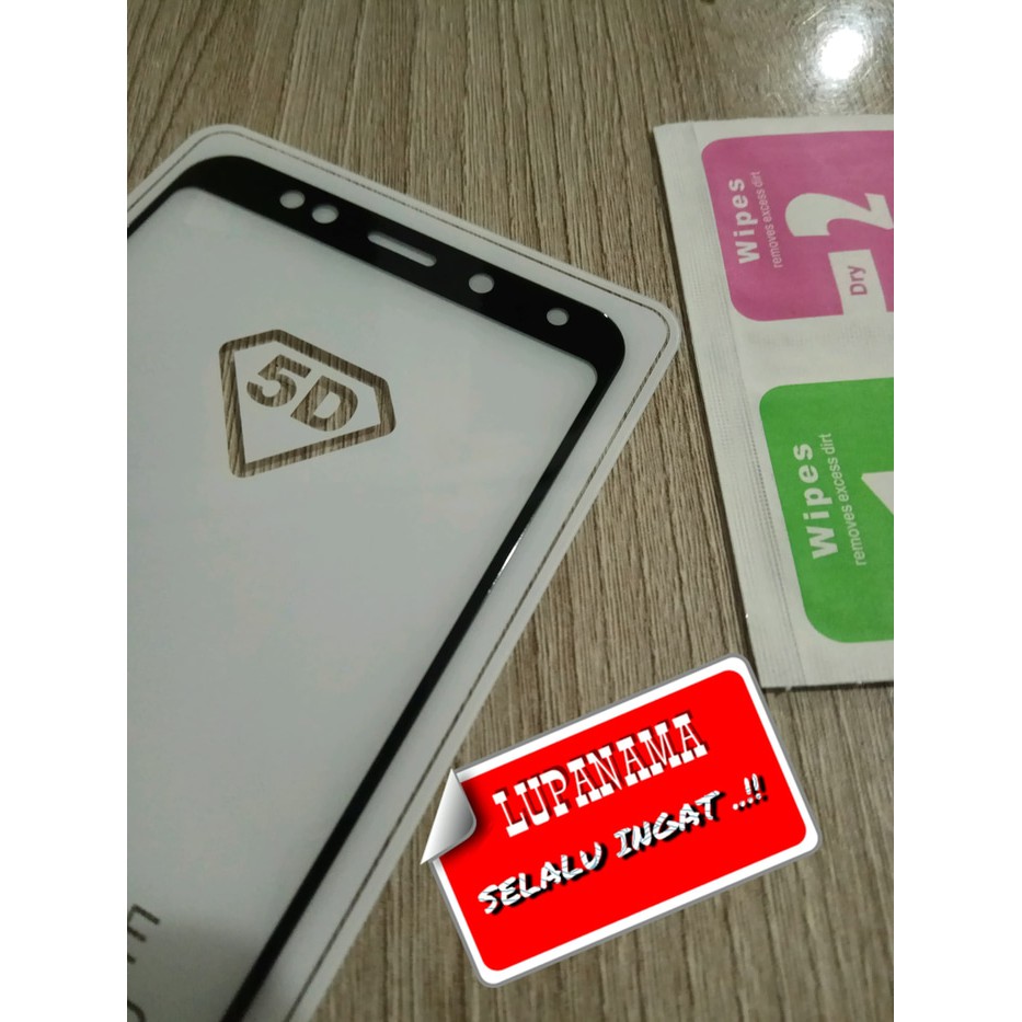 BLACK TEMPERED GLASS REDMI 5  SUPER PREMIUM 5D TEMPERED GLASS 5D