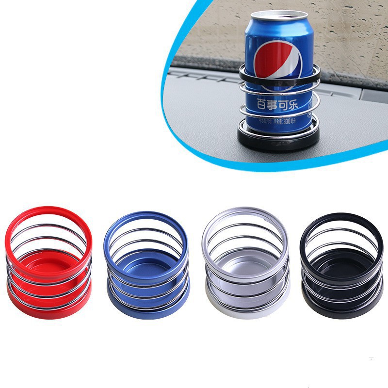 1 Pcs Portabel Universal Mobil Musim Semi Minuman Botol Cangkir Dudukan Ponsel Berdiri Gunung Auto