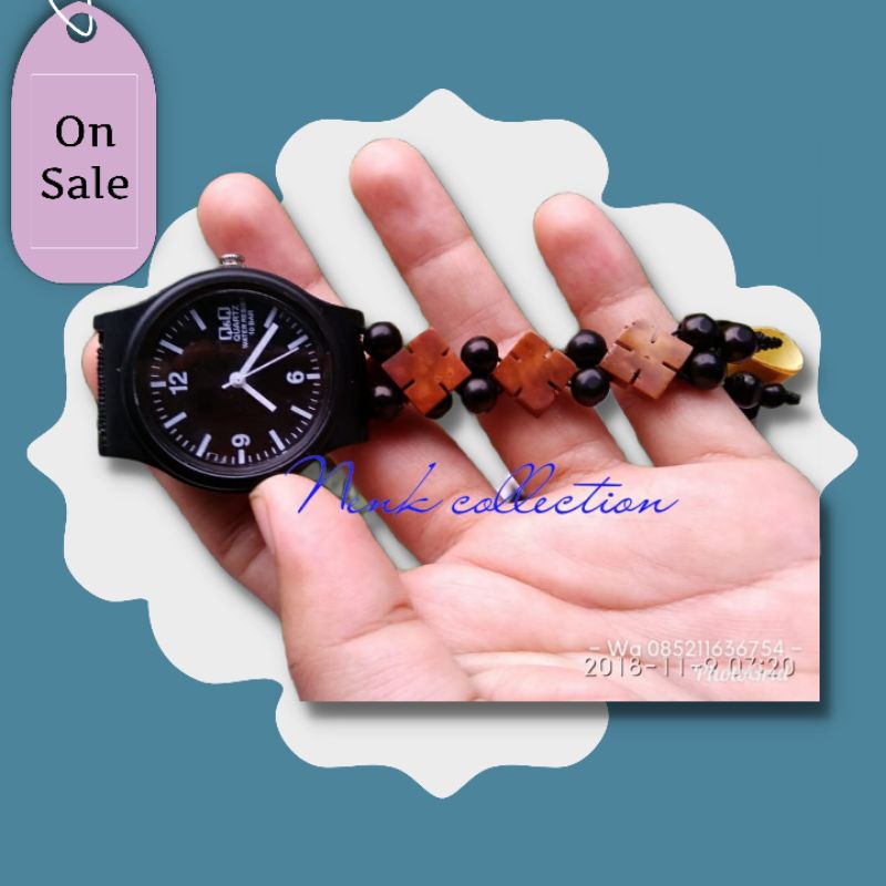 Jam Wanita Kayu Kaoka Kaokah Original Kayu Kokka