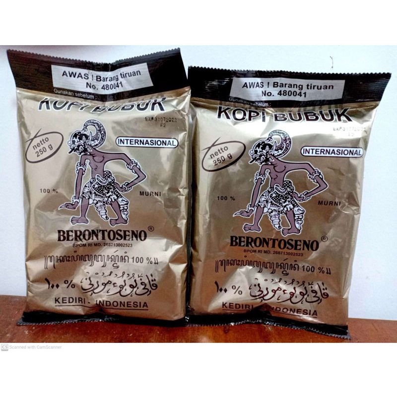 

Kopi Bubuk Berontoseno 250 Gram