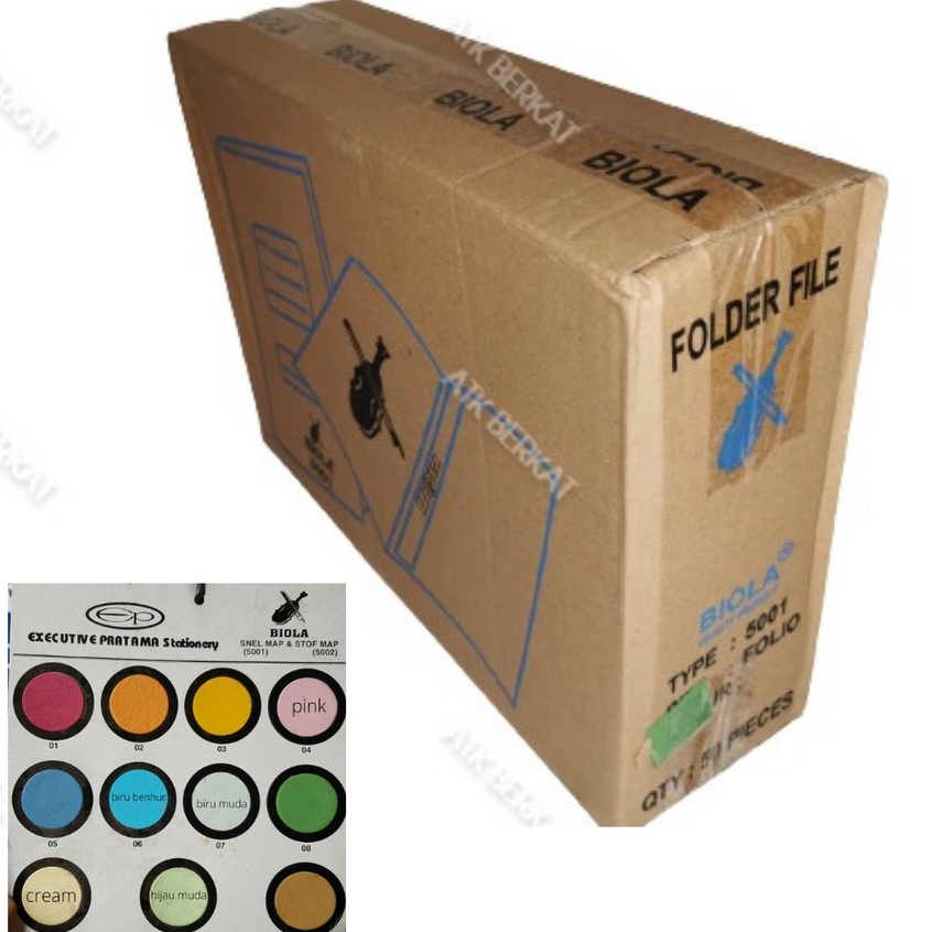 

Map kertas stofmap stopmap Biola 5001 Snelhecter