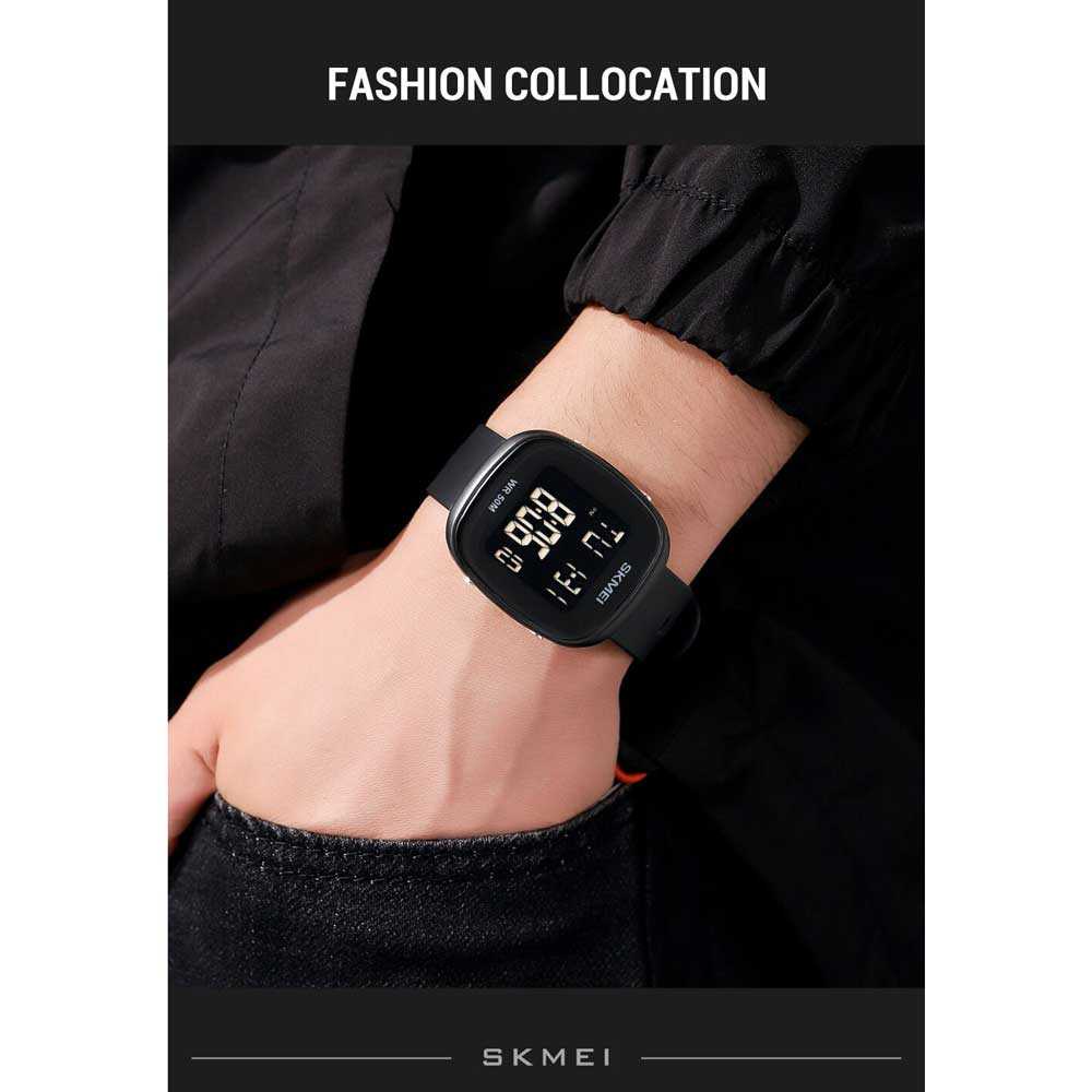 IDN - SKMEI Jam Tangan Digital Pria Strap Silicone - 1843