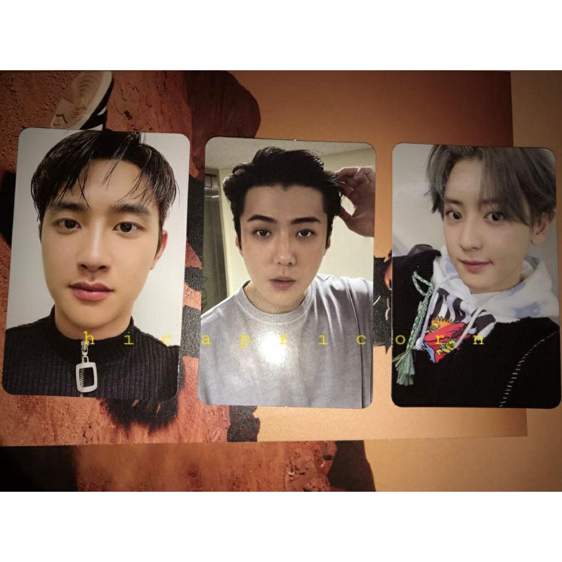 Photocard Exo Don't Fight The Feeling - Official PC Exo DFTF Chanyeol D.O. Kai Sehun