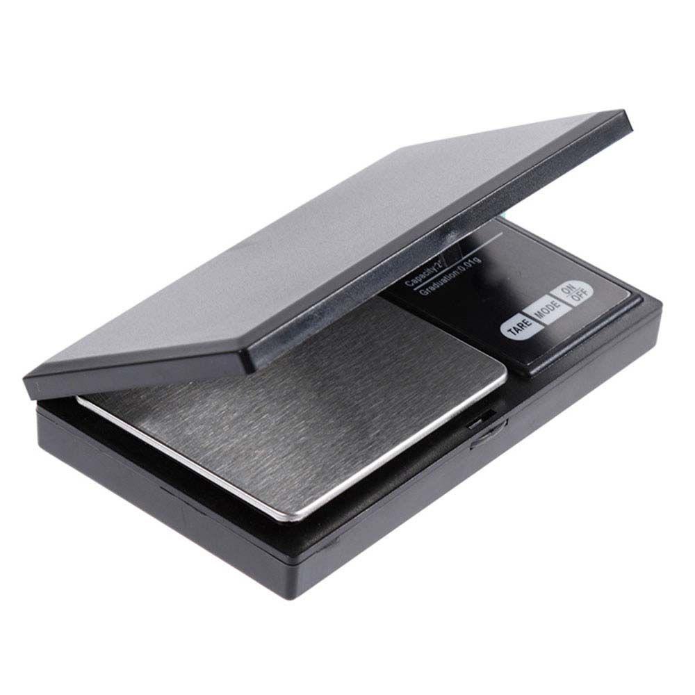 Solighter Electronic Scale Timbangan Berat Badan Display Digital Stainless Steel Pocket Scale