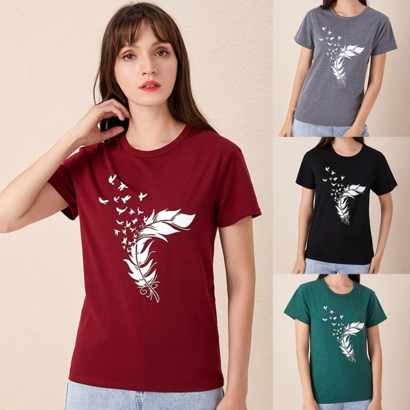 black green and red graphic tee