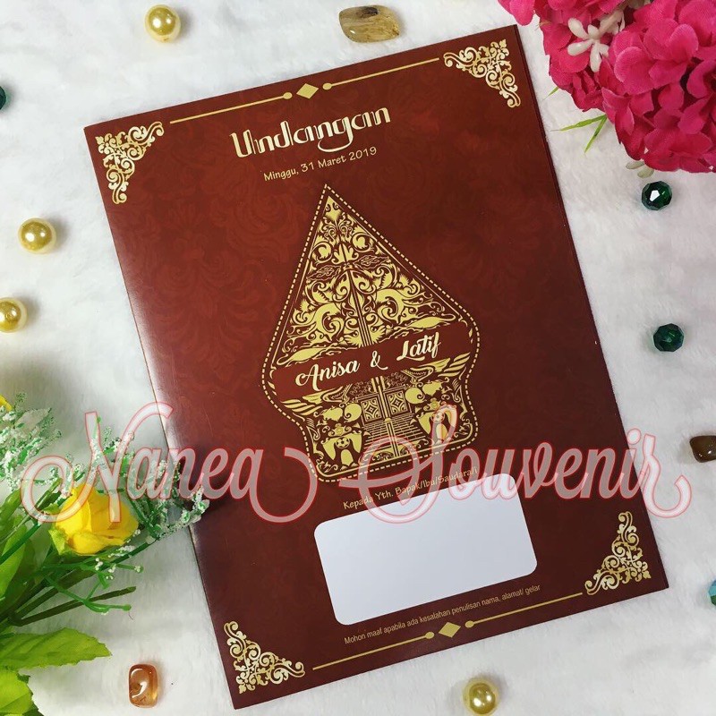 undangan jawa / undangan klasik / undangan resepsi / undangan nikah