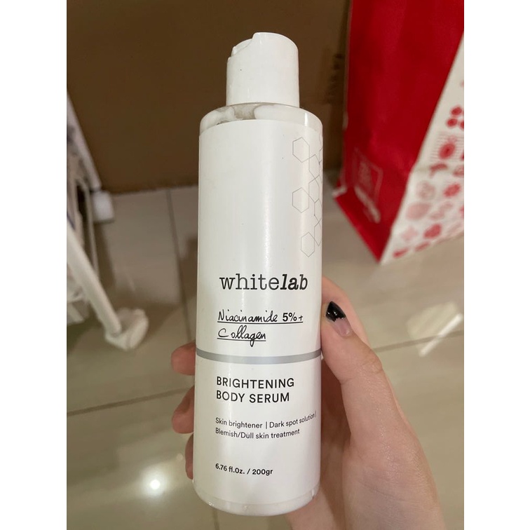 [COD] Body Serum Pencerah Kulit Belang Ampuh dalam 1 Minggu dengan Niacinamide &amp; Collagen - BPOM 200 Gram