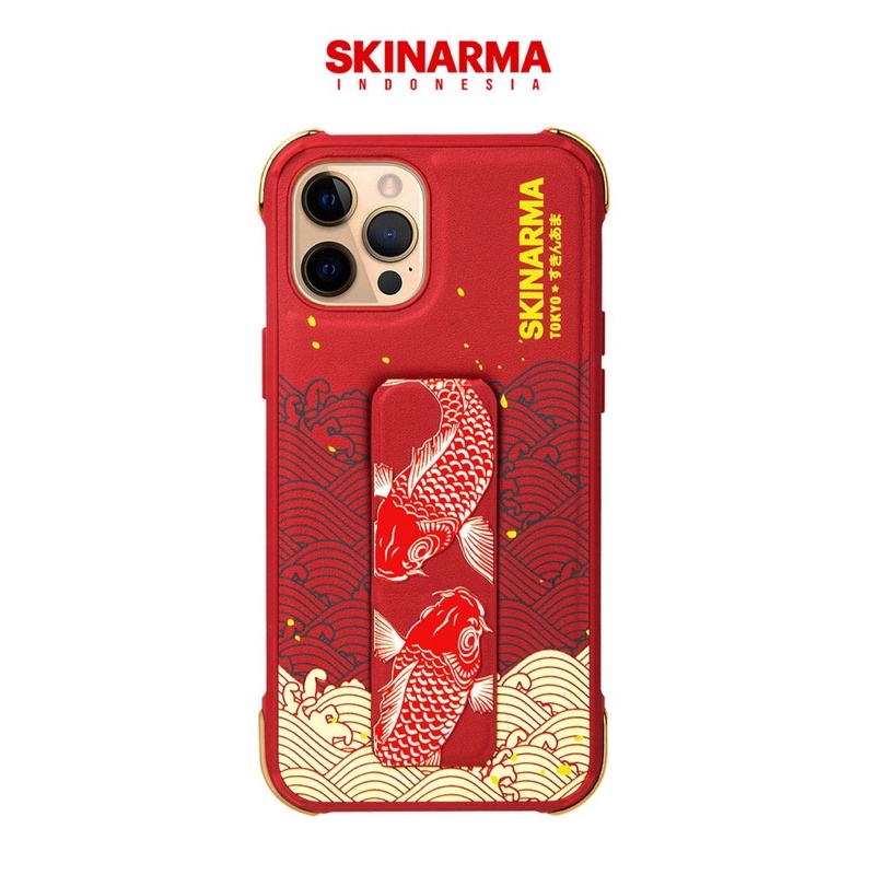 skinarma case bumper kulit iphone 12pro