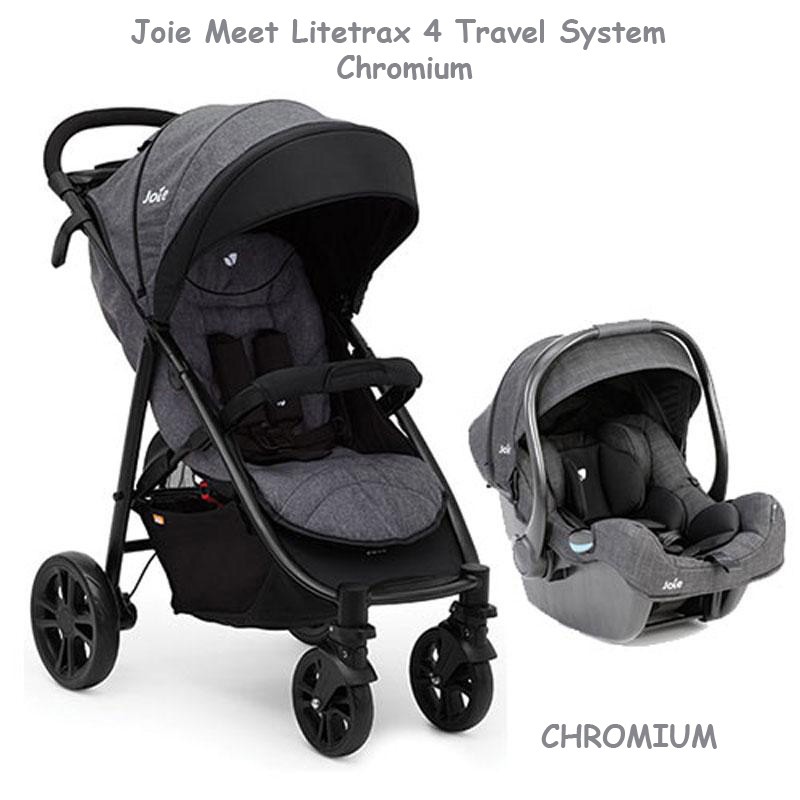 black and white travel system