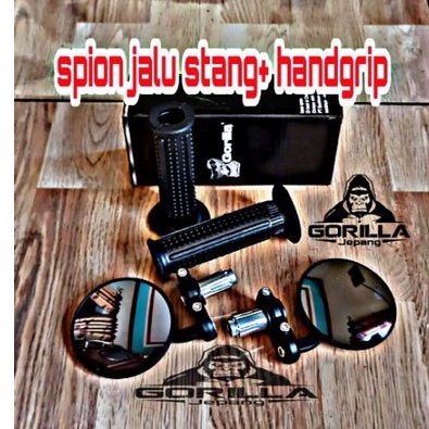 spion jalu stang set handgrip karet stang all motor nmax Vario Scoopy mio tiger SCORPIO BYSON