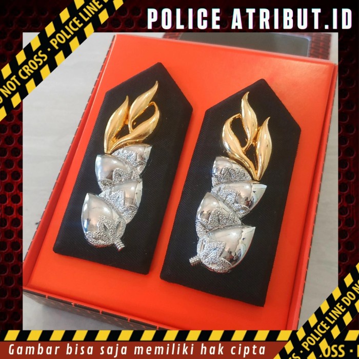 TERMURAH- Monogram polisi pdu kain perlengkapan polri